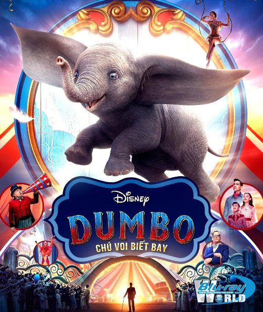 B4067. Dumbo 2019 - Chú Voi Biết Bay 2D25G (DTS-HD MA 7.1) 